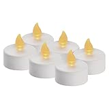 EMOS DCCV11 Lot de 6 bougies chauffe-plat LED blanches