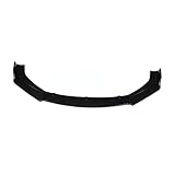 Lèvre de Pare Chocs Avant Kit Séparateur 3 Pièces Noir