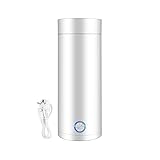 CJBIN Mini Bouilloire de Voyage, 400ml Bouilloire Electrique