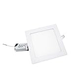 Spot LED Extra Plat Carré 12W Blanc - Blanc Neutre