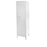 Urban Living Armoire Casier en Métal Industriel White