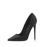 Zhabtuc Femmes Bout Pointu Talon Haut 12cm Parti Stilettos