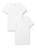 Petit Bateau Fille 2 Mc Bl Tee Shirt, Blanc, 8 ans