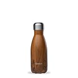 Qwetch - Bouteille Isotherme Wood 260ml - Gourde Nomade
