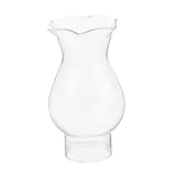 Hemobllo Abat-jour Verre pour Lampe à Huile Rétro Cheminée