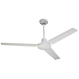 Farelek Seychelles Ventilateur de plafond 122 cm Blanc