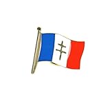 Pin's Drapeau Français Et Croix De Lorraine - France