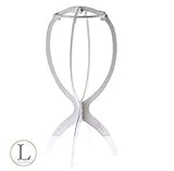 LUTTMANN® Support de perruque pour perruque Blanc