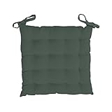 Soleil d'ocre Coussins de Chaise, Polyester, Vert,