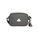 adidas Femme Essentials Polyurethane Bag, Charcoal/White,