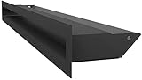 KRATKI AIR Grille de Ventilation Noire 6x60 cm - Grille