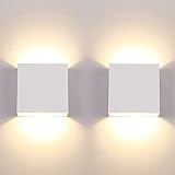 CHEVVY 2Pcs Applique Murale LED 7W Moderne Intérieur