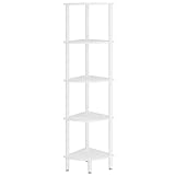IBUYKE WBC010W Étagère d'angle à 5 niveaux pour salon,