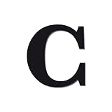 Lettres Aluminium pour enseigne couleur noir police