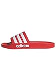 adidas Mixte Adilette Shower Slides, Vivid Red / Cloud