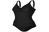 Speedo Femme Brigitte Maillot de bain, Noir, L EU