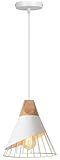 TOKIUS Suspension Luminaire Moderne Industrielle Bois