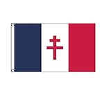 Stormflag Drapeau Lorraine Cross France Libre 1940-1944
