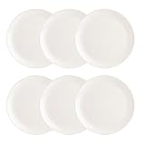 Luminarc Diwali Boîte de 6 assiettes plates Opale Blanc