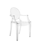 Kartell Louis Ghost, Chaise, Lot de 2, Cristal