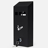 Cendrier d'extérieur à fixation murale - Poubelle à