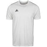 adidas CORE18 JSY Tee-shirt homme, Blanc, Taille L