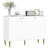 HOMCOM Buffet, Meuble de Rangement, avec 2 Placard,