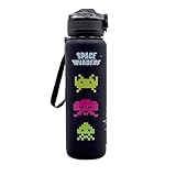 Mad Monkey Bouteille d'eau Space Invaders - 1 litre