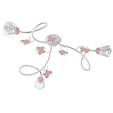 ONLI 4924/PL3 Plafonnier, Métal, Blanc/Rose, 3 luci