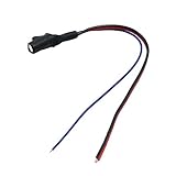 sourcing map Condensateur 12V DC Câble fil filtre voiture