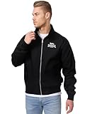 Lonsdale Homme Jacke Slim Fit Harrington Blouson, Noir,