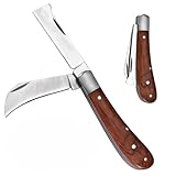 Zebbyee Serpette Greffoir, Greffoir Couteau Jardin