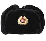 Loxdonz Ushanka Chapeau militaire russe avec cache-oreilles