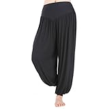 Hoerev super doux spandex modal pantalon harem yoga