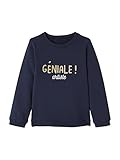 Vertbaudet Sweat à Message Fille détails irisé Bleu