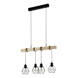 Eglo Suspension luminaire Townshend 5, lustre à 4 lampes,