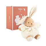 KALOO - Doudou Lapin Crème 17cm - Peluche Ultra-Douce