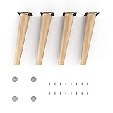 Pieds de meuble en bois - sossai® Clif Round | Finition