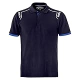 sparco Polo Veste Bleue, Standard Unisexe Adulte