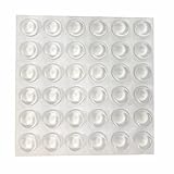 Amortisseur porte placard, Tampon Caoutchouc Transparent