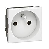 Legrand 099680 Mosaic Prise de Courant avec Terre 2P+T