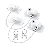 eSynic Lot de 2 verrous de porte pour réfrigérateur