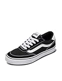 Vans Homme Brooklyn Ls Basket, SUEDE/CANVAS Black/White,