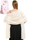 heekpek Satin Foulard Chale Femme Mariage Echarpes