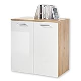 Stella Trading PABLO Commode en aspect chêne Artisan,