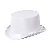 Long blanc hat with gala form for adults (chapeau/chapeau),