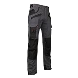 LMA 1261 Argile Pantalon avec Poches Genouillères,