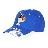 PAYS Casquette France Drapeau Tricolore Ballon Foot