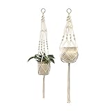 2 Pièces Cintres en Macramé pour Plantes,Suspension