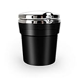 Wayin Cendriers de Voiture Portable en Acier Inoxydable